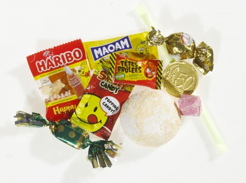 Sachet de confiseries de Noël