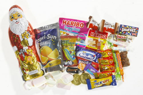 Sachet géant de confiseries+ père noel 150g